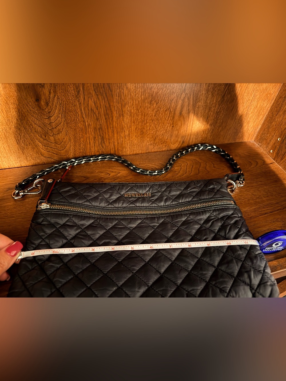 MZ WALLACE Quilted Crossbody Bag in black - Picture 6 of 14